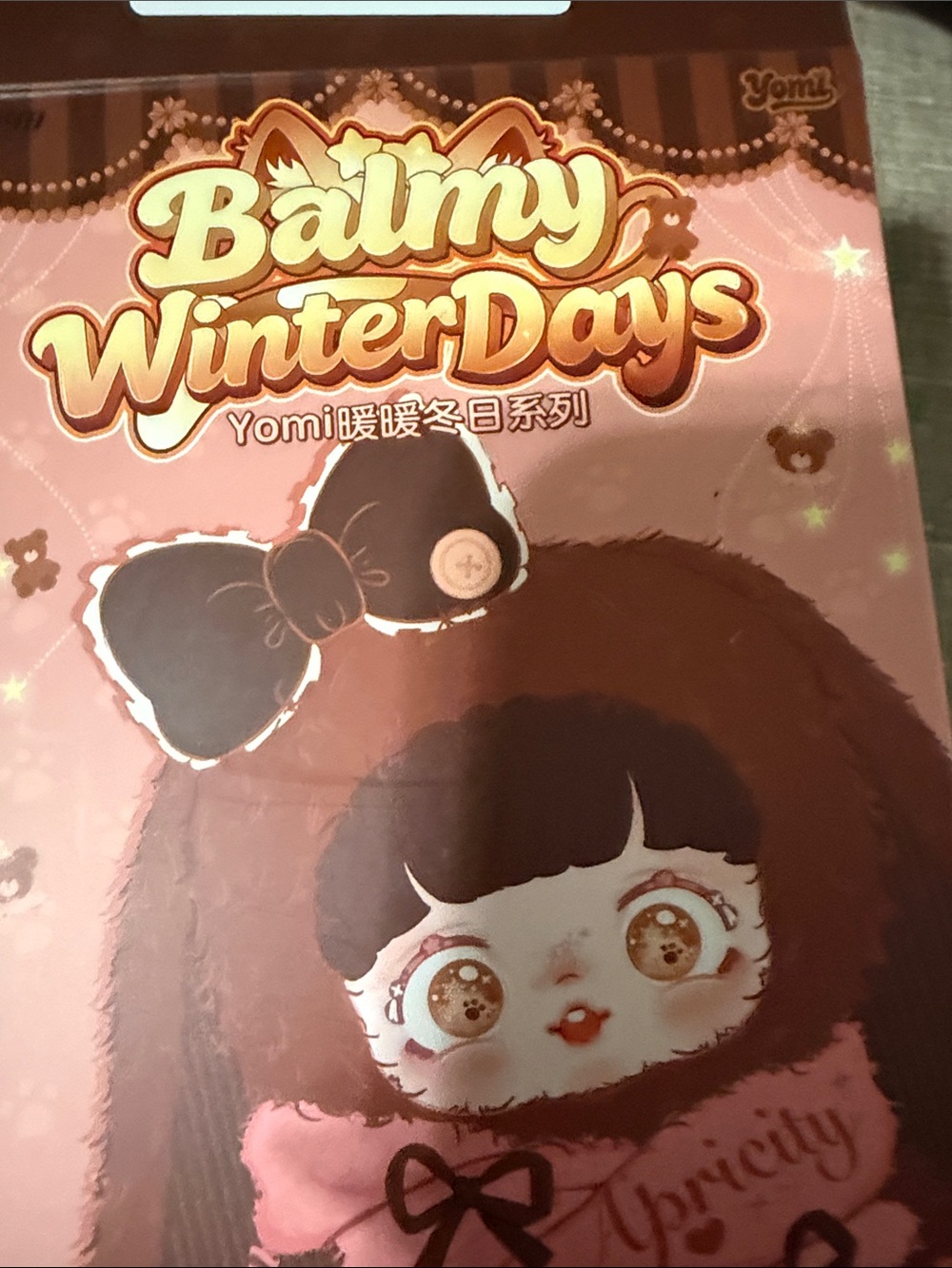 Balmy Winter Days Pink Character Art Print